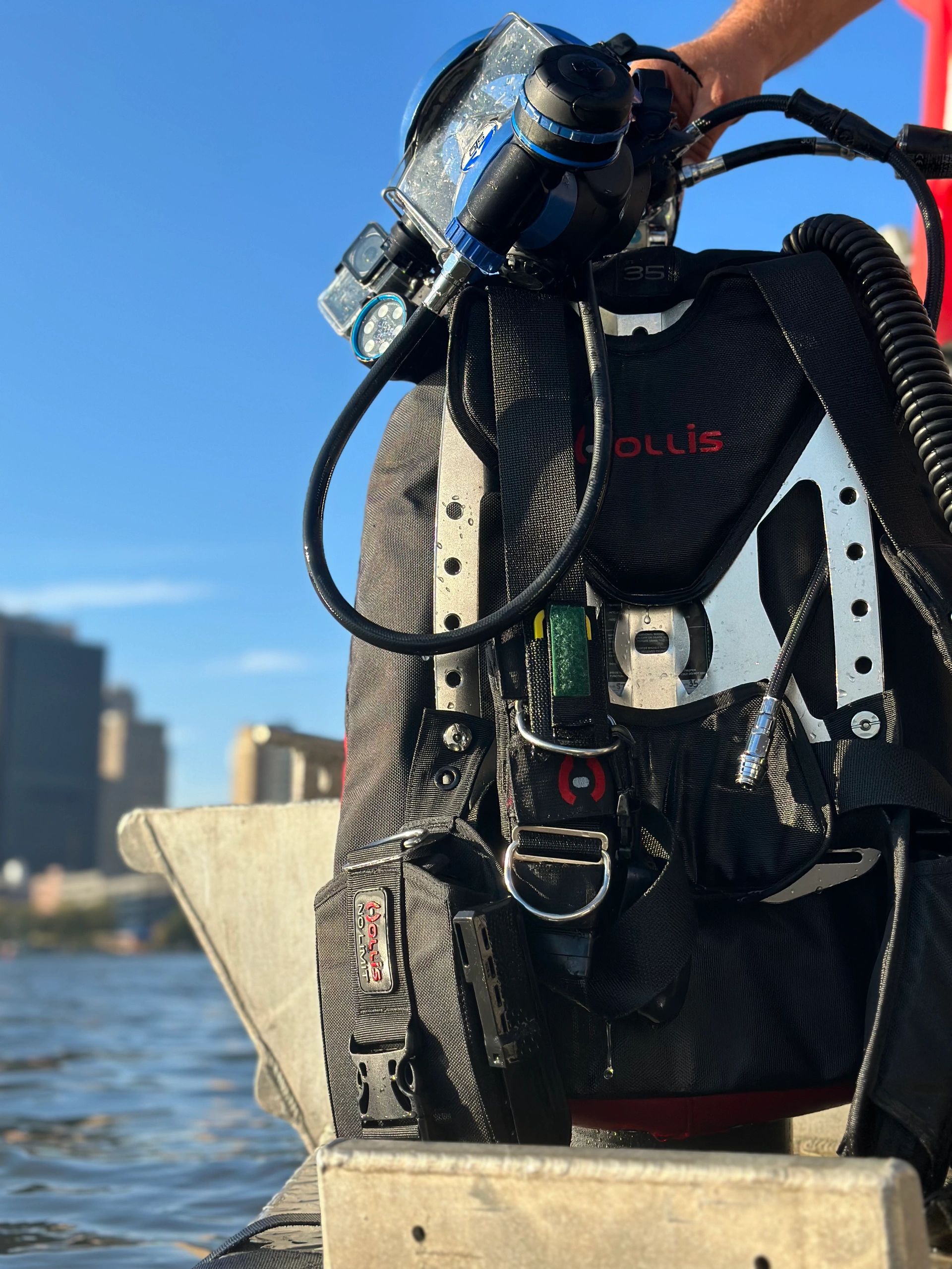 Dive gear searching for missing persons cold cases. Toledo Ohio