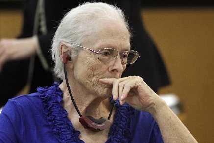 Alice Uden during jury selection at Laramie County District Court in 2014