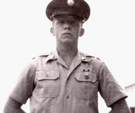 Ronald Lee Holtz in his military uniform