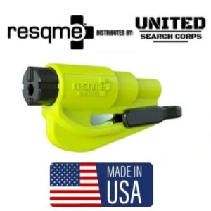 USC RESQME 2-1 EMERGENCY WINDOW BREAKER CAR ESCAPE & SURVIVAL TOOL